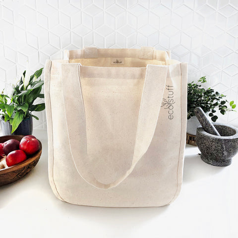 Organic Multi-Compartment Shopping Eco Bag - Eco Stuff